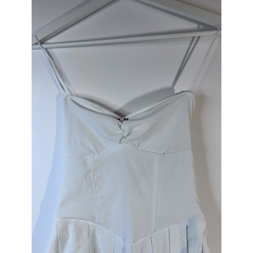 garage Bow Sweetheart Mini Dress White Size XS NWT - Picture 5 of 13